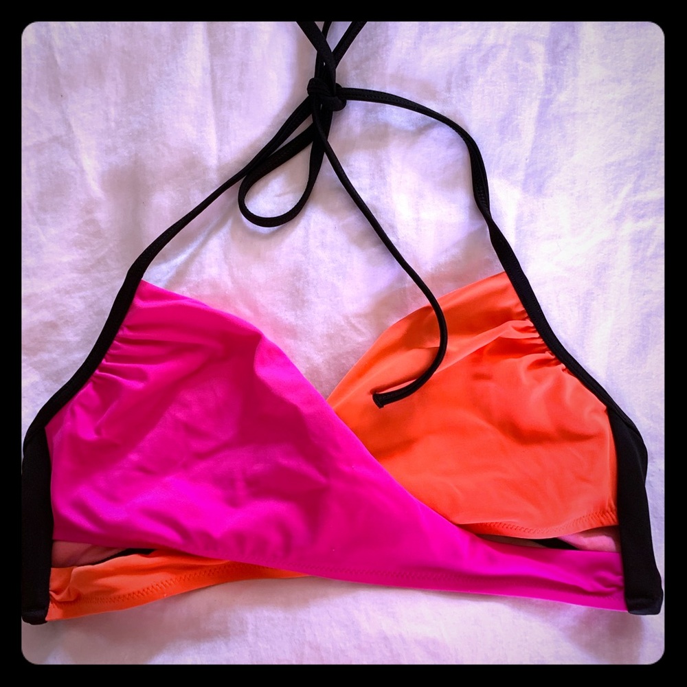 PINK bathing suit top